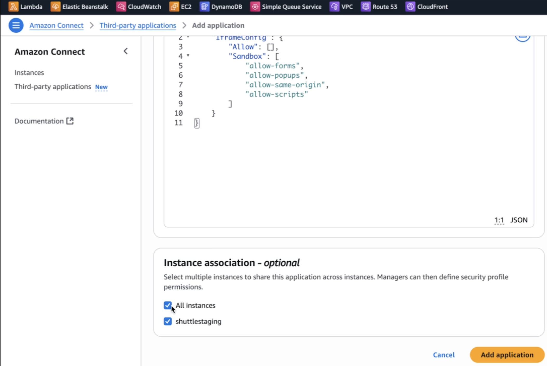 Add Application 3