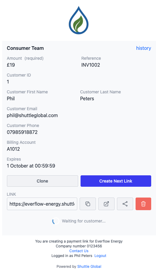 Link Generator - View Link