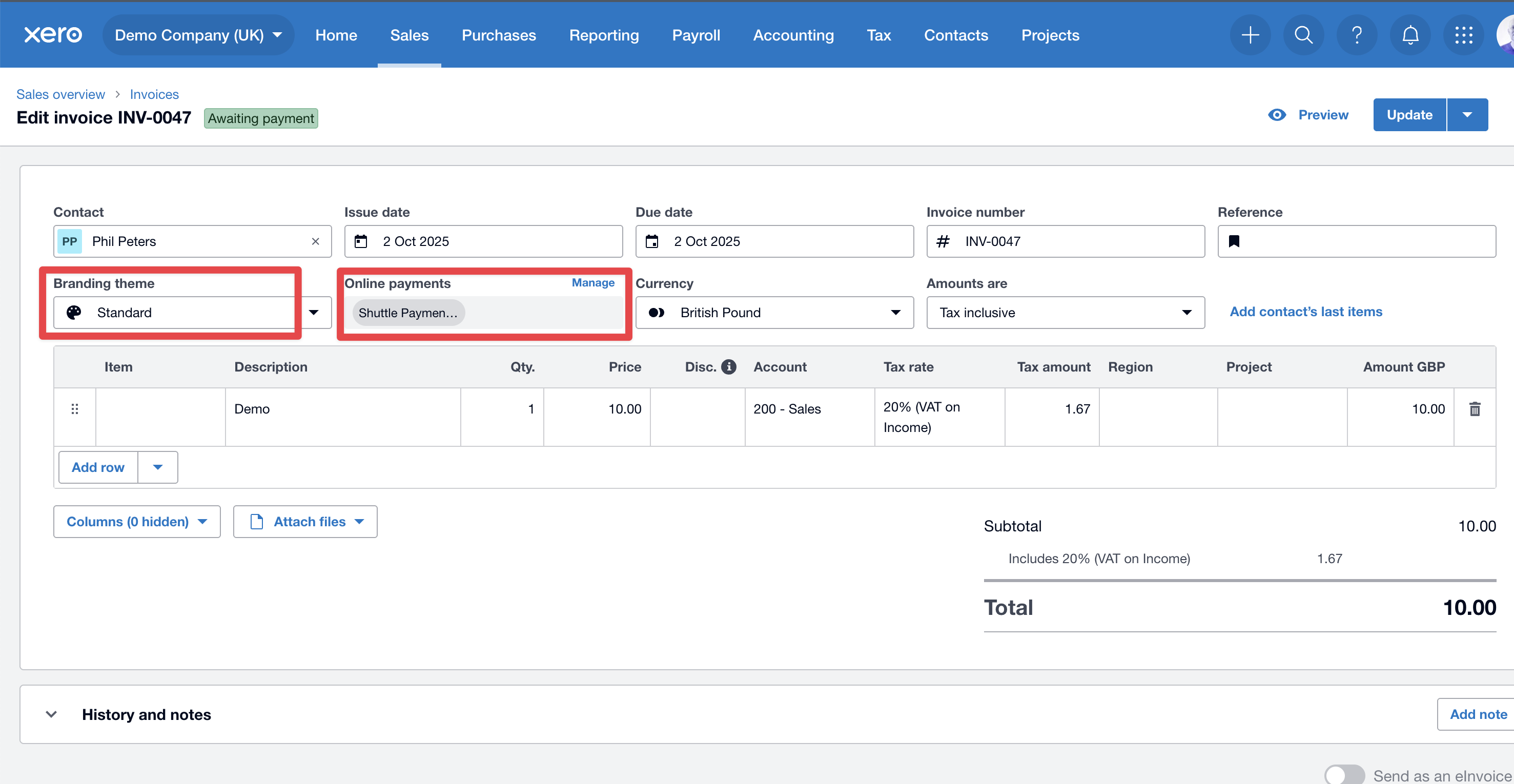 Xero - Step 4