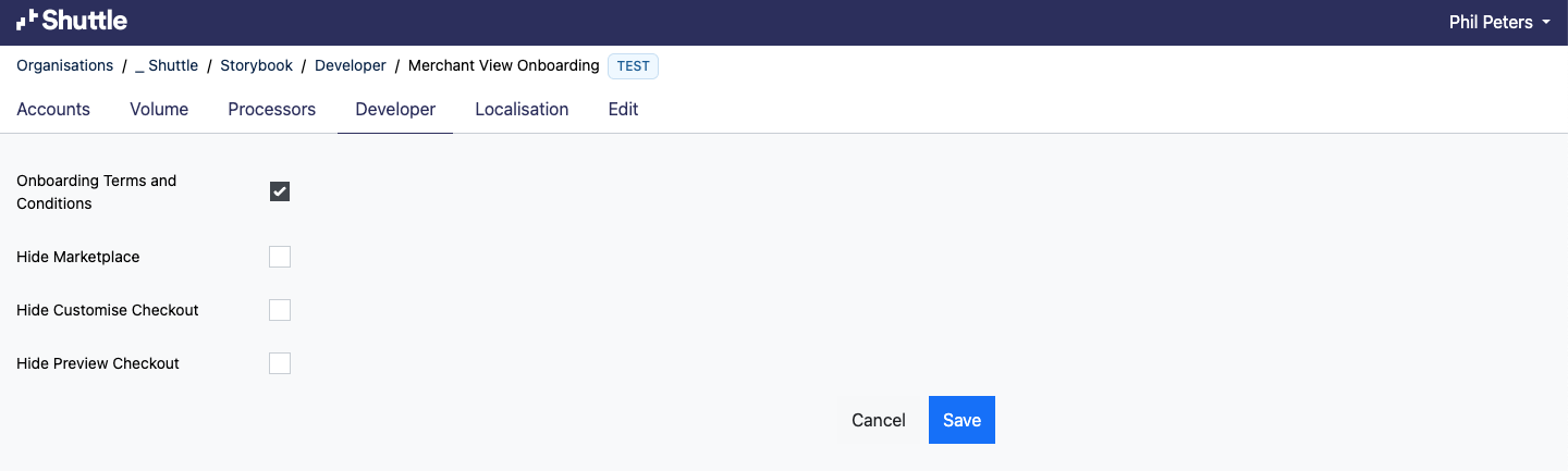 Customise Onboarding