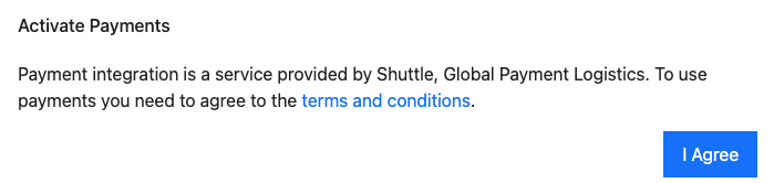 T&Cs Screen